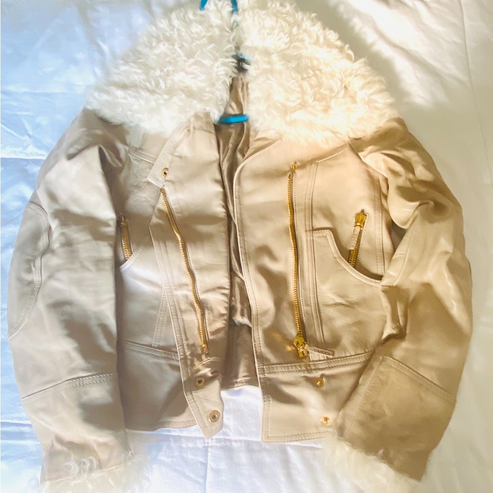 GUCCi Shearling leather jacket
